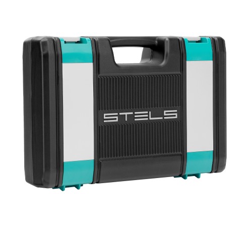 Набор инструментов, 1/2, 1/4, CrV, пластиковый кейс, 82 предмета Stels