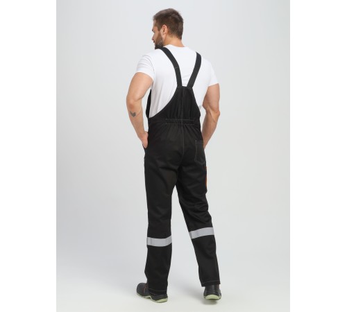 Костюм Виват-2 Премиум CH МВО (тк.Смесовая,240) п/к, черный/оранжевый