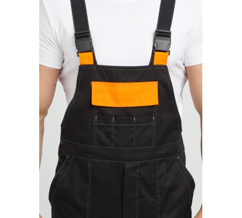 Костюм Виват-2 Премиум CH МВО (тк.Смесовая,240) п/к, черный/оранжевый