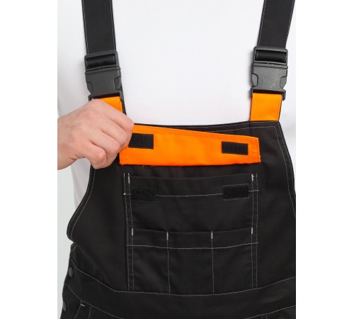 Костюм Виват-2 Премиум CH МВО (тк.Смесовая,240) п/к, черный/оранжевый