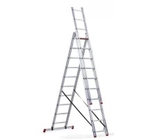Лестница 3-х секционная алюминиевая 3*10 Лестница 3-х секционная алюминиевая 3*10