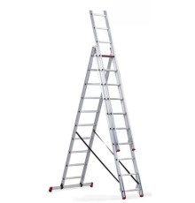 Лестница 3-х секционная алюминиевая 3*10
