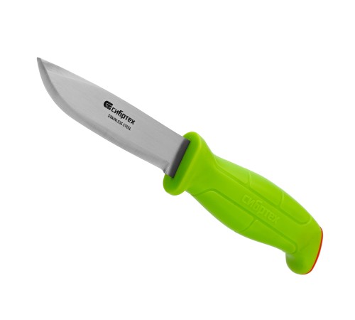 Нож-поплавок хозяйственный с чехлом, пластиковая рукоятка, 230 мм Сибртех