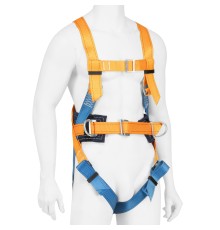 Удерживающе-страховочная привязь, модель УСП II, наплечные и набедренные лямки, высокий кушак Сибртех