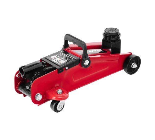 Домкрат гидравлический подкатной, 2 т, 135-320 мм, в пласт. кейсе MTX