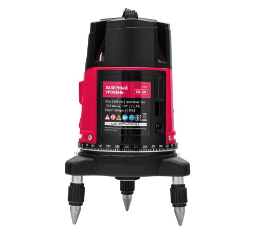 Лазерный уровень CRL-30R, 30 м, красный луч, батарейки, резьба 5/8 Лазерный уровень CRL-30R, 30 м, красный луч, батарейки, резьба 5/8