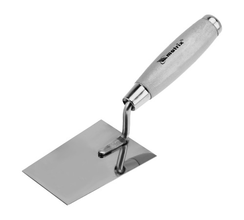 Кельма из нержавеющей стали, 120 х 79 мм, деревянная ручка Matrix
