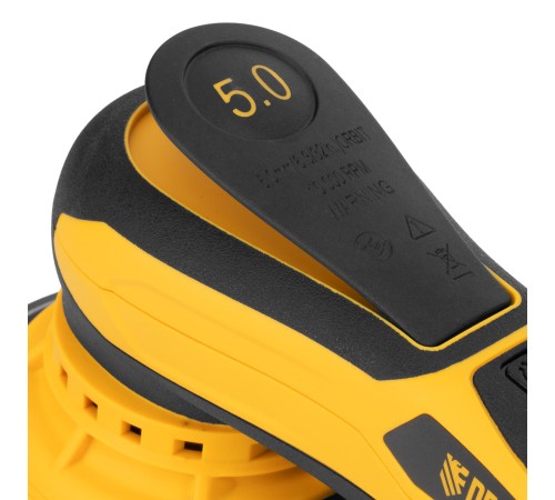 Машина шлифовальная орбитальная бесщет OS-150-BL, 350 Вт, 4000-10000 об/мин Denzel