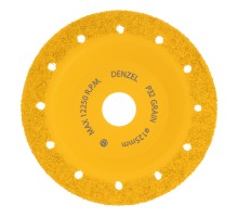 Чашка твердосплавная зачистная,125 мм, Плоская, мелкое зерно #32// Denzel