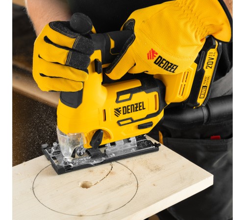 Лобзик аккумуляторный CJH-20-80, Li-Ion, 20 В// Denzel