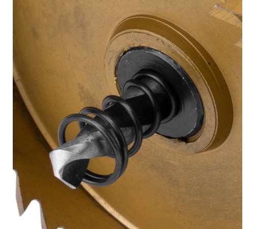 Коронка по металлу HSS, 65 мм, нитридтитановое покрытие Denzel