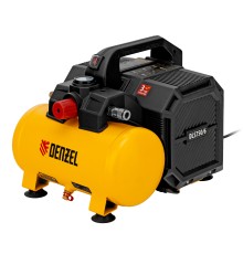 Компрессор  DLS750/6 безмасляный малошумный 750 Вт, 140 л/мин,ресивер 6 л Denzel Компрессор  DLS750/6 безмасляный малошумный 750 Вт, 140 л/мин,ресивер 6 л Denzel