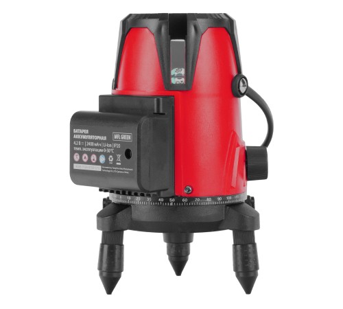 Лазерный уровень MFL GREEN, 30 м, зеленый луч, акк. Li 2400 mAh, сумка, резьба 5/8" MTX