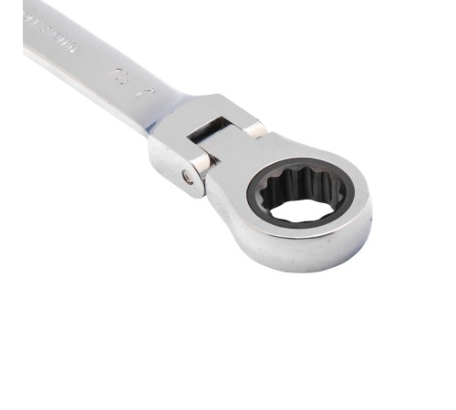 Ключ комбинированный трещоточный, 15 мм, CrV, шарнирный, зеркальный хром Matrix Ключ комбинированный трещоточный, 15 мм, CrV, шарнирный, зеркальный хром Matrix