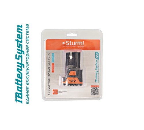 SBP1202 Аккумулятор Sturm!, 12В, 1BatterySystem12V SBP1202 Аккумулятор Sturm!, 12В, 1BatterySystem12V