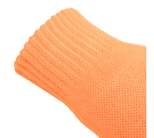 Перчатки трикотажные, акрил, двойные, оранжевый, двойная манжета Сибртех