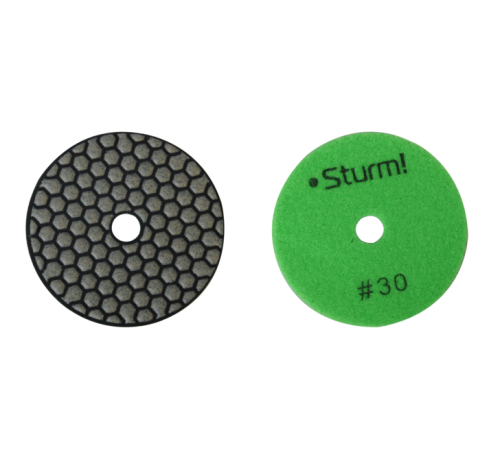 Круг шлифовальный гибкий Sturm! 9012-D100-30