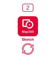 Право на обновление ПО Leica MAP 360 Sketch CCP на два года