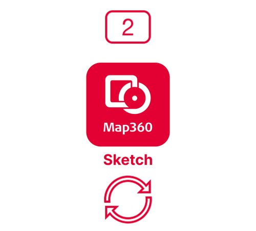 Право на обновление ПО Leica MAP 360 Sketch CCP на два года