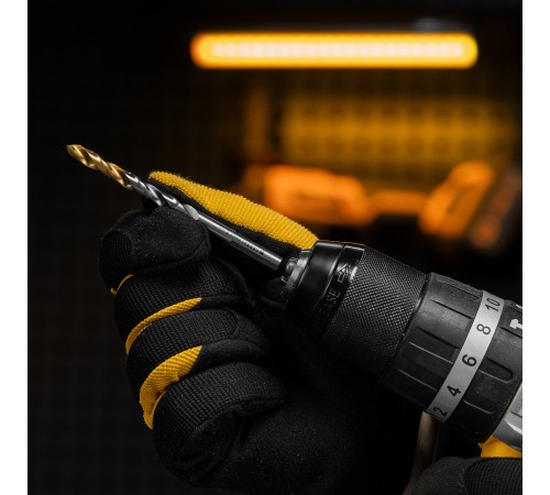 Сверло спиральное по металлу 6 x 93 мм, Р6М5, Golden Tip  Denzel