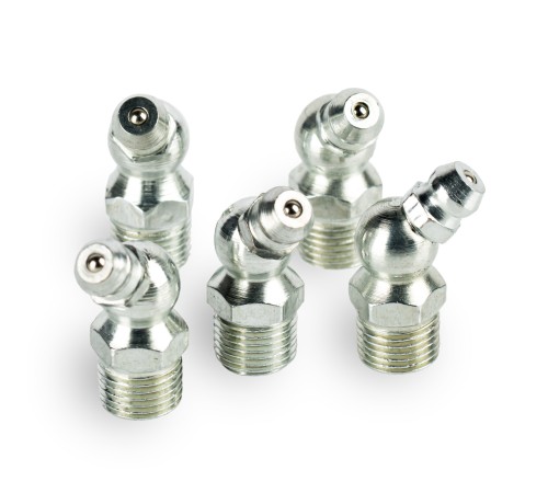 RUNTEC RT-T1845 Тавотница 1/8 45°, комплект 5 штук RUNTEC RT-T1845 Тавотница 1/8 45°, комплект 5 штук
