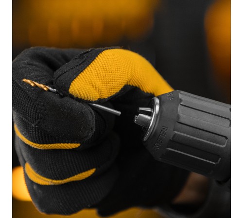 Сверло спиральное по металлу 2,5 x 57 мм, Р6М5, Golden Tip , 2шт. Denzel