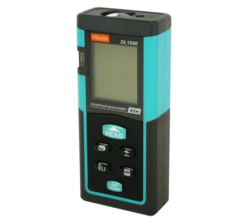 Дальномер лазерный 0,05-40м, LCD дисплей, встроенный уровень, чехол, Sturm! Дальномер лазерный 0,05-40м, LCD дисплей, встроенный уровень, чехол, Sturm!
