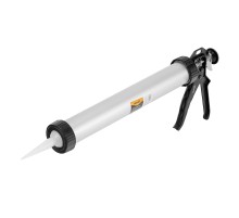 Пистолет для герметика, 750 мл, "закрытый", алюминиевый корпус, круглый шток 8 мм Sparta