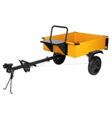 Прицеп для мотоблока TT-500, оцинк., груз. 500 кг, рег. сцепка, колеса 4.00-10, в упаковке Denzel Прицеп для мотоблока TT-500, оцинк., груз. 500 кг, рег. сцепка, колеса 4.00-10, в упаковке Denzel