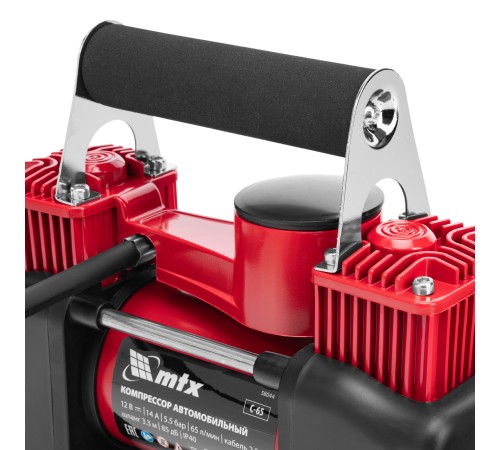 Компрессор автомобильный C-65, 12 В, 10 атм., 65 л/мин MTX