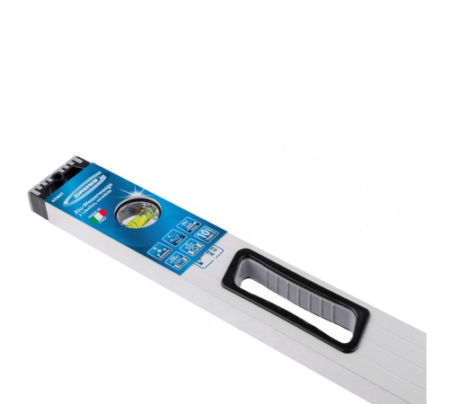 Уровень алюминиевый, 800 мм, фрезерованный, 3 глазка, магнитный Gross