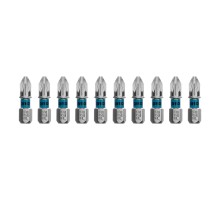 Бита PZ2х25мм, сталь S2, шестигр., 10 шт. Gross