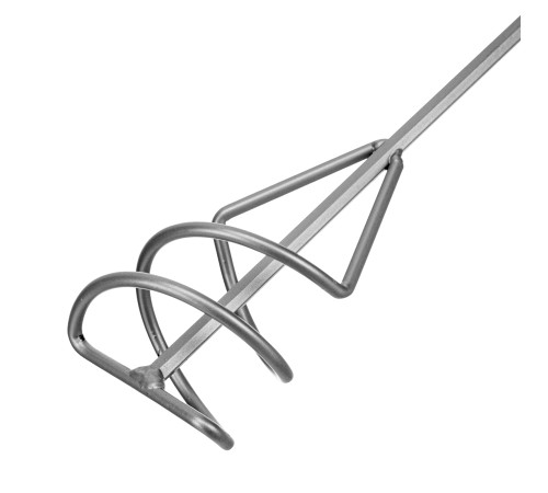 Миксер для строительных смесей, 80х9х400мм, шестигранный хвостовик Сибртех