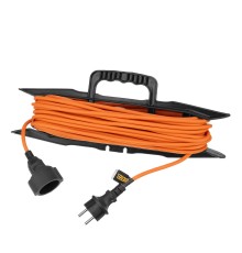 Удлинитель-шнур силовой Garden Series, ПВС, 20м, 1 розетка 3 x 1,5 мм, Denzel