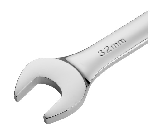 Ключ комбинированный, с трещеткой, 32 мм Denzel