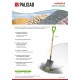 Лопата совковая, 250х295х1150 мм, деревянный лакированный черенок Palisad