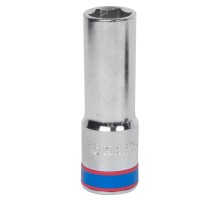 Головка торцевая глубокая шестигранная 1/2", 15 мм KING TONY 423515M