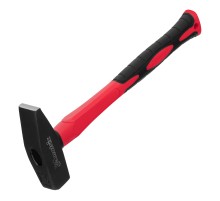 Молоток слесарный optimal, 800 г, фибергласовая обрезиненная рукоятка, квадратный боек Matrix