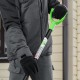 Лопата для уборки снега поликарбонат, 460х400х1430 мм, стальной черенок, Сибртех
