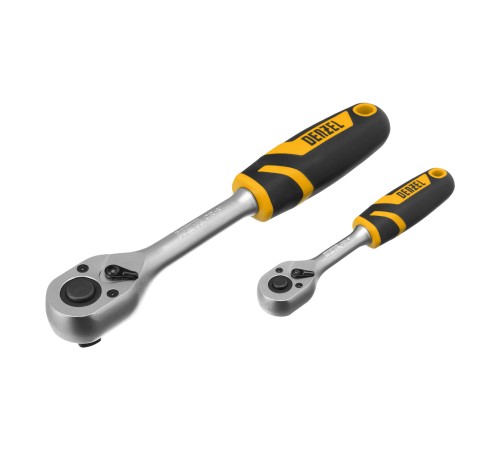 Набор инструментов, 1/2", 1/4", CrV, S2, пластиковый кейс, 84 предмета Denzel