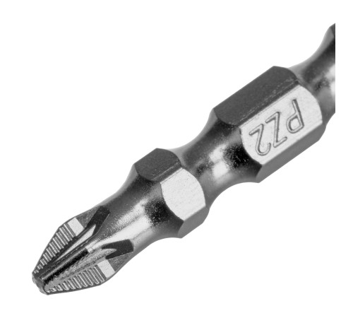 Бита двухстор., PH2-PZ2х45мм, сталь S2, 10шт. Gross