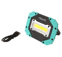 Фонарь-прожектор аккумуляторный 600лм, COB светодиод, 2 магнита, Sturm!