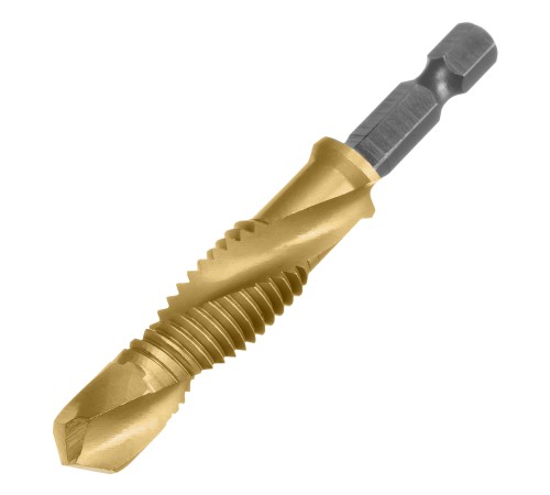 Набор сверл-метчиков, М4-М12, Р6М5 // Denzel