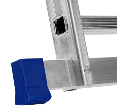 Лестница, 2 х 11 ступеней, алюминиевая, двухсекционная, Сибртех