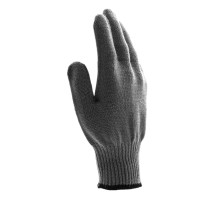 Перчатки трикотажные, акрил, серая туча, оверлок Сибртех