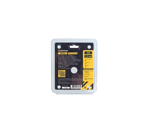 Алмазный диск 125x22,23x1,2 мм V-тип TilePro Hanskonner Алмазный диск 125x22,23x1,2 мм V-тип TilePro Hanskonner