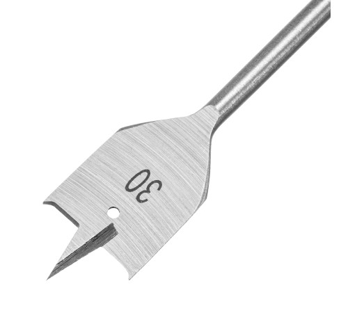 Сверло по дереву перовое удлиненное, 30 х 300 мм, шестигранный хвостовик Matrix