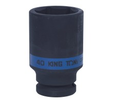 Головка торцевая ударная глубокая шестигранная 3/4", 40 мм KING TONY 643540M Головка торцевая ударная глубокая шестигранная 3/4", 40 мм KING TONY 643540M
