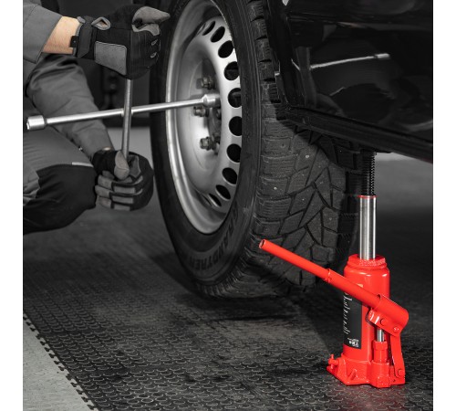 Домкрат гидравлический бутылочный, 5 т, h подъема 195-380 мм Sparta