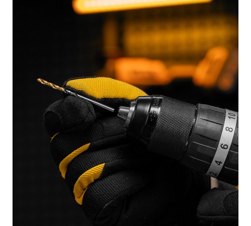 Сверло спиральное по металлу 3,2 x 65мм, Р6М5, Golden Tip, многогранная заточка, 2шт. Denzel